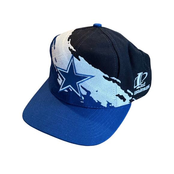 Vintage 90s Dallas Cowboys Hat Mens OS Blue NFL Pro Line Snapback Splash Logo - Picture 2 of 12